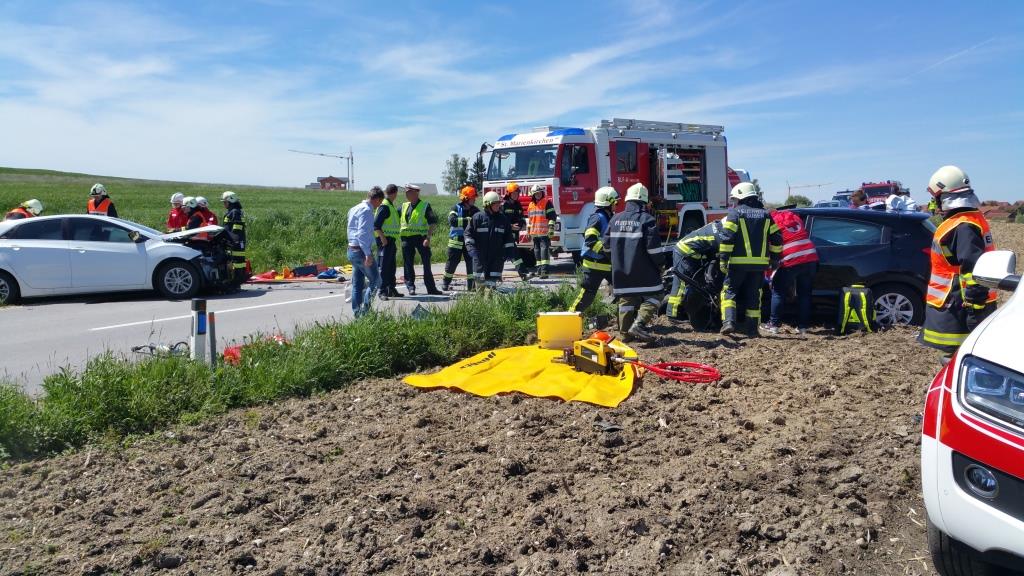 Schwerer Verkehrsunfall in St. Marienkirchen 