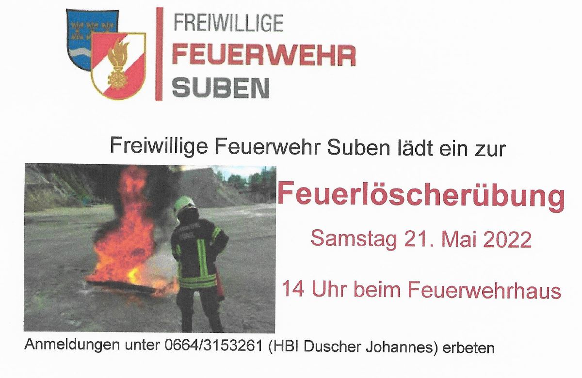 Feuerlöscher-Übung