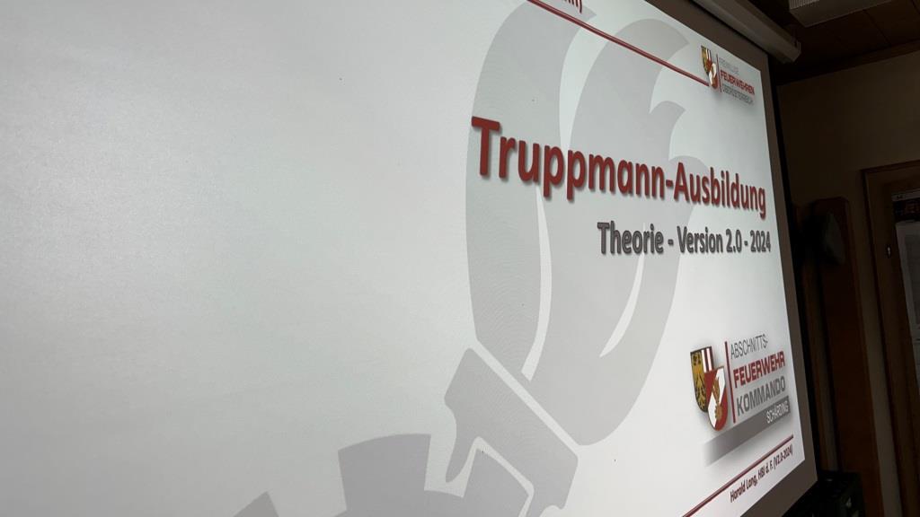 Truppmann-Ausbildung 2024 gestartet