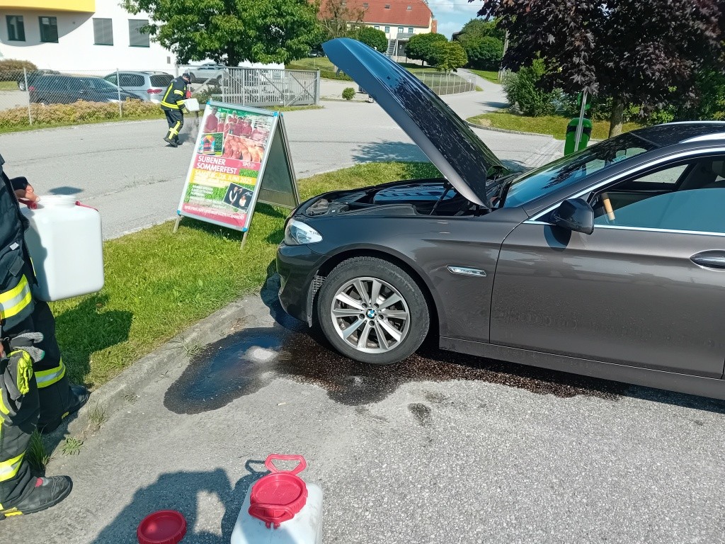 Ölspur in Suben